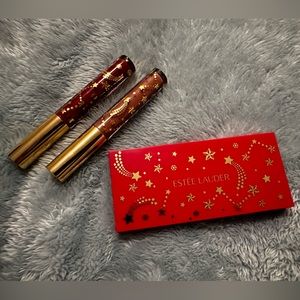 NEW Estee Lauder Celestial Glow Eyeshadow Pallet & Two Lip Gloss Never Used
